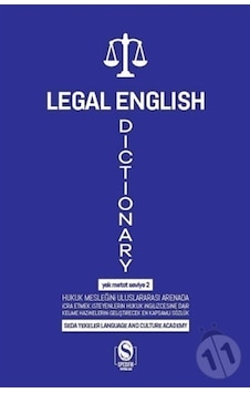 Legal English Dictionary - Yek Metot Seviye 2 - Seda Yekeler - Spesifik Yayınları Legal English Dictionary - Yek Metot Seviye 2 - Seda Yekeler - Spesifik Yayınları