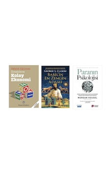 Kolay Ekonomı + Babılın En Zengın Adamı + Paranın Psıkolojısı 3 Set Kolay Ekonomı + Babılın En Zengın Adamı + Paranın Psıkolojısı 3 Set