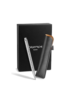 Caran D'ache Ecridor Teresse Special Edition Tükenmez Kalem Ve Kılıf Seti 8902.010 Gri