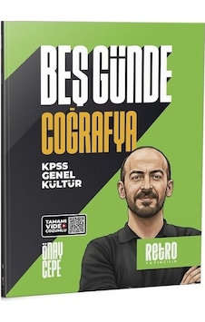 Retro 2026 Kpss Coğrafya 5 Beş Günde Kamp Kitabı - Önay Çepe Retro Yayıncılık Retro 2026 Kpss Coğrafya 5 Beş Günde Kamp Kitabı - Önay Çepe Retro Yayıncılık