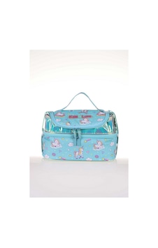 Kaukko Kids & Love Unicorn Aynalı Taşlı Beslenme Çantası 24x15x15 L7062 Çok Renkli