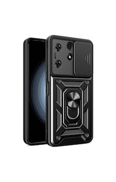 Tecno Spark 10 Pro Kılıf Sürgülü Tank Zırh Yüzüklü Mıknatıslı Standlı Kapak S-vega Tecno Spark 10 Pro Kılıf Sürgülü Tank Zırh Yüzüklü Mıknatıslı Standlı Kapak S-vega