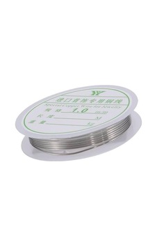 1.0 Mm Boncuk Dizme Teli El Yapımı Stil Ve Şekillendirme Teli Dıy Takı Ve Mücevher Teli Gümüş Renk Silver Tel 1.0 Mm Boncuk Dizme Teli El Yapımı Stil Ve Şekillendirme Teli Dıy Takı Ve Mücevher Teli Gümüş Renk Silver Tel