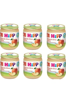 Hipp Organik Elma Püresi 4+ Ay Kavanoz Maması 6 x 125 G Hipp Organik Elma Püresi 4+ Ay Kavanoz Maması 6 x 125 G