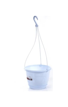 Omnipazar So-sm02 Safir Makrome Askılı Balkon Saksı Takımı 3.4 Litre No 2 Beyaz 01001