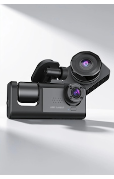 Gece Görüşlü 3 Kameralı Araç İçi Kamera Geri Görüş Destekli Dashcam Gece Görüşlü 3 Kameralı Araç İçi Kamera Geri Görüş Destekli Dashcam