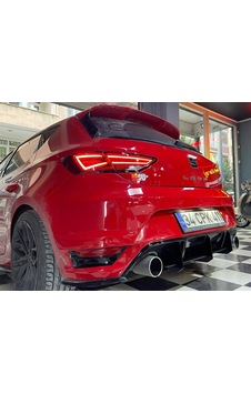 Seat Leon Mk3 Aero Tampon Orta Flapları (Plastik) Boyalı Parlak S