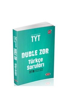 Data TYT Duble Zor Türkçe Soruları - Data Yayınları Data TYT Duble Zor Türkçe Soruları - Data Yayınları