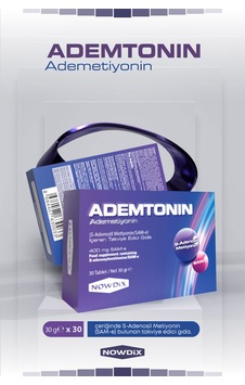 Nowdix Ademtonin Ademetionin 400 Mg 30 Tablet Nowdix Ademtonin Ademetionin 400 Mg 30 Tablet