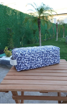 Estrella Papatya Dy-son Airwrap Ve Tüm Saç Şekillendiriciler İçin Xl Boy Çanta Seyahat Çantası Mavi Kare Mavi Estrella Papatya Dy-son Airwrap Ve Tüm Saç Şekillendiriciler İçin Xl Boy Çanta Seyahat Çantası Mavi Kare Mavi
