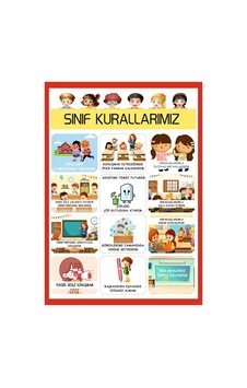 Hsn Sınıf Kuralları A3 Pvc Kaplı 30x42 Cm Afiş