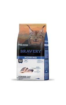 Bravery Tahılsız Ringa Balıklı Yaşlı Kedi Maması 2 KG Bravery Tahılsız Ringa Balıklı Yaşlı Kedi Maması 2 KG