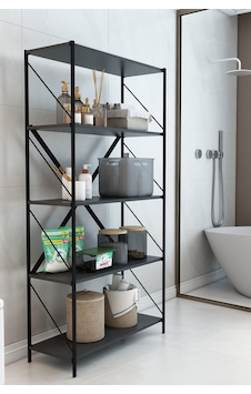 Stone Banyo Rafı Deterjan Rafı Çok Amaçlı Dekoratif Depolama Rafı 150 Cm Gri Stone Banyo Rafı Deterjan Rafı Çok Amaçlı Dekoratif Depolama Rafı 150 Cm Gri