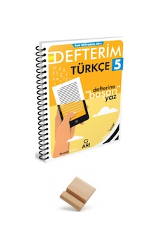 Arı 5. Sınıf Maarif Türkçe Defterim Ve Telefon Standı Arı 5. Sınıf Maarif Türkçe Defterim Ve Telefon Standı