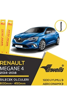 Renault Megane 4 İnwells Muz Silecek Takımı 2016-2018 Renault Megane 4 İnwells Muz Silecek Takımı 2016-2018