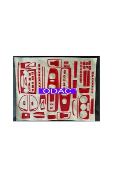 Fiat Doblo D4 Full Set Maun Kaplama Set Kırmızı Renk Özel Dizayn Fiat Doblo D4 Full Set Maun Kaplama Set Kırmızı Renk Özel Dizayn