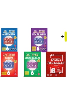Newton 6.sınıf All Star Soru Bankası Matematik Fen Türkçe Sosyal Paragraf Yeni