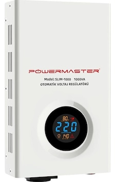 Powermaster Otomatik 1000 Watt Voltaj Kombi Regülatörü Slım-1000