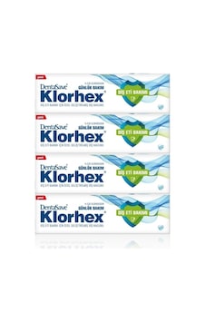Dentasave Klorhex Günlük Bakım Diş Macunu 4 x 75 ML