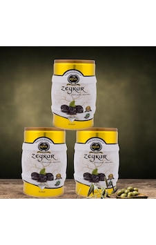Zeykur Elmas Siyah Zeytin Teneke 3 x 1 KG Zeykur Elmas Siyah Zeytin Teneke 3 x 1 KG