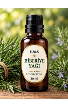 50 Ml Biberiye Yağı Rosemary Oil Saç Ve Cilt Bakım Yağı.