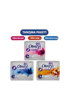 Confy Lady Ultra Hijyenik Ped Tanışma Seti 25'li Confy Lady Ultra Hijyenik Ped Tanışma Seti 25'li