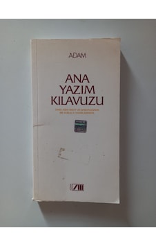 Ana Yazım Kılavuzu- Ürün 2.el Kitaptır Ana Yazım Kılavuzu- Ürün 2.el Kitaptır