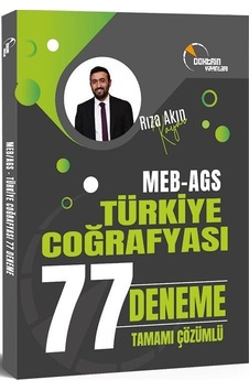 Meb Ags Türkiye Coğrafyası 77 Deneme Tamamı Çözümlü / Rıza A...