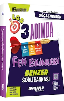Ankara 2025 8. Sınıf Fen Bilimleri Güçlendiren 3 Adımda Benzer Soru Bankası Ankara 2025 8. Sınıf Fen Bilimleri Güçlendiren 3 Adımda Benzer Soru Bankası