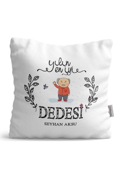 Kişiye Özel Yılın En Iyi Dedesi Saten Yastık