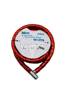 Kırmızı Motor Bisiklet Kilidi 22 Mm X 200 Cm Çok Renkli Kırmızı Motor Bisiklet Kilidi 22 Mm X 200 Cm Çok Renkli