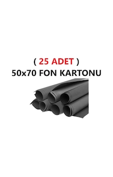 25 Adet 50x70 Cm Siyah Renkli Fon Kartonu Rulo Canlı Renk Büyük Boy Anaokulu Kreş Okul 25 Adet 50x70 Cm Siyah Renkli Fon Kartonu Rulo Canlı Renk Büyük Boy Anaokulu Kreş Okul