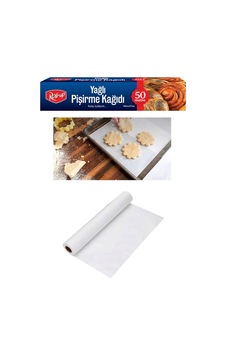 Yağlı Pişirme Kağıdı / Tepsi Altı Kağıdı / 50 Metre