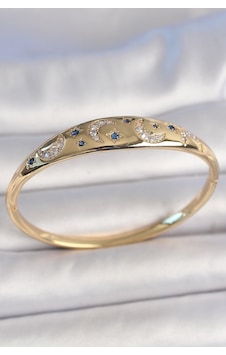 Pirinç Gold Renk Zirkon Taşlı Hilal İşleme Mavi Taşlı Yıldız Deta Çok Renkli Pirinç Gold Renk Zirkon Taşlı Hilal İşleme Mavi Taşlı Yıldız Deta Çok Renkli