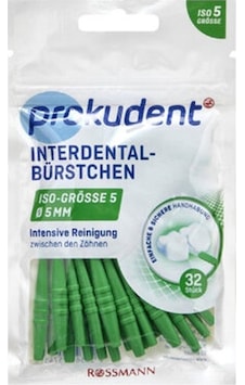 Prokudent Arayüz Fırçası 32'li Tel Çapı 0.8 MM / Dış Çapı 5 MM Prokudent Arayüz Fırçası 32'li Tel Çapı 0.8 MM / Dış Çapı 5 MM