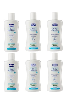 Chicco Baby Moments Doğal Saç Ve Vücut Şampuanı / 200ml 6 Adet