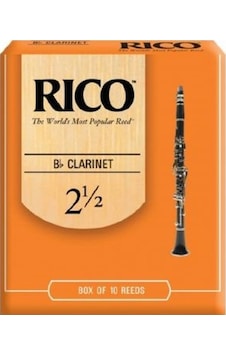 Rico Klarnet Kamışı No: 2.5 Sib/Sol Rico Klarnet Kamışı No: 2.5 Sib/Sol
