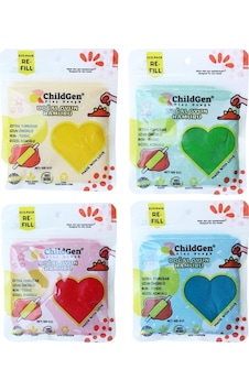 Doğal Oyun Hamuru - 4lü Set 4x125 Gr Vakumlu Kartuş Paket - Ecopack-refill Doğal Oyun Hamuru - 4lü Set 4x125 Gr Vakumlu Kartuş Paket - Ecopack-refill