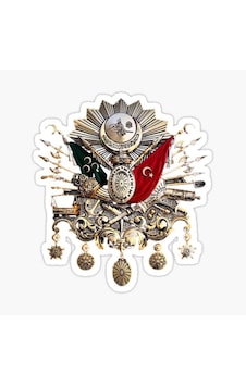 Osmanlı Tuğrası Osmanlı Sticker Yapıştırması 18 Cm Osmanlı Tuğrası Osmanlı Sticker Yapıştırması 18 Cm
