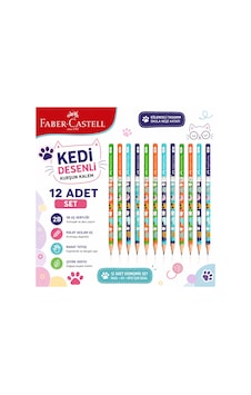 Faber-castell Kedi Desenli Kurşun Kalem 2b 12 Adet Renkli Eğlenceli Desenli Okul Öğrenci Kalemi Çok Renkli Faber-castell Kedi Desenli Kurşun Kalem 2b 12 Adet Renkli Eğlenceli Desenli Okul Öğrenci Kalemi Çok Renkli