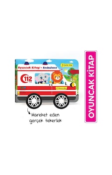 Oyuncak Kitap - Ambulans Gerçek Tekerlekli Oyuncak Kitap - Ambulans Gerçek Tekerlekli