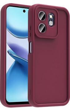 İnfinix Smart 9 Kılıf Kamera Korumalı Zore Ananas Kapak Mürdüm İnfinix Smart 9 Kılıf Kamera Korumalı Zore Ananas Kapak Mürdüm
