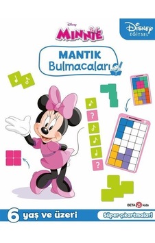 Disney Eğitsel Minnie Çıkartmalı Mantık Bulmacaları 6+Yaş- Beta Kids Disney Eğitsel Minnie Çıkartmalı Mantık Bulmacaları 6+Yaş- Beta Kids