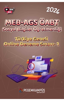 2026 Meb-ags Öabt Sosyal Bilgiler Öğretmenliği Türkiye Geneli Online Deneme Sınavı-1 2026 Meb-ags Öabt Sosyal Bilgiler Öğretmenliği Türkiye Geneli Online Deneme Sınavı-1