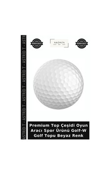 Premium Top Çeşidi Oyun Aracı Spor Ürünü Golf-w Golf Topu Beyaz Renk Premium Top Çeşidi Oyun Aracı Spor Ürünü Golf-w Golf Topu Beyaz Renk