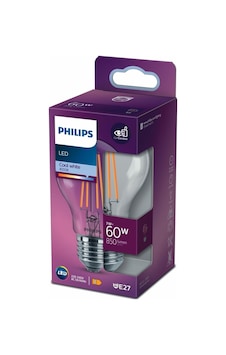 Philips LED Classic Şeffaf Filament Ampul 7W 850 Lumen 4000K Gün Işığı A60 E27 Duy (60W Eşleniği)