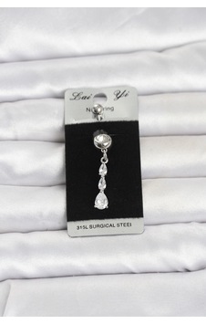 Bay 316l Cerrahi Çelik Sallantılı Damla Model Göbek Piercing Najmaddin Standart Bay 316l Cerrahi Çelik Sallantılı Damla Model Göbek Piercing Najmaddin Standart