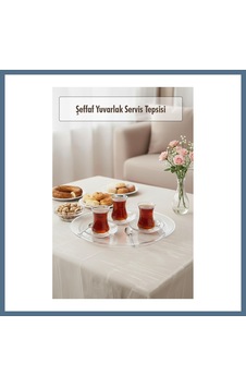 Buradabulabilirsin Şeffaf Yuvarlak Servis Tepsisi 33 Cm Bbz Buradabulabilirsin Şeffaf Yuvarlak Servis Tepsisi 33 Cm Bbz