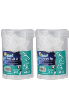 Ksmart Kürdanlı Diş İpi 2 x 40'lı Ksmart Kürdanlı Diş İpi 2 x 40'lı