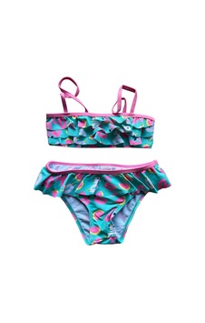 Unicorn Flamingo Simit Pembe Mint Yesili Firfirli Bikini Pembe Unicorn Flamingo Simit Pembe Mint Yesili Firfirli Bikini Pembe